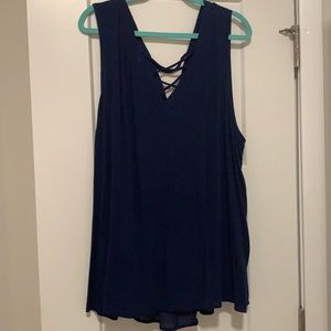 Torrid Lace Up Back Tank